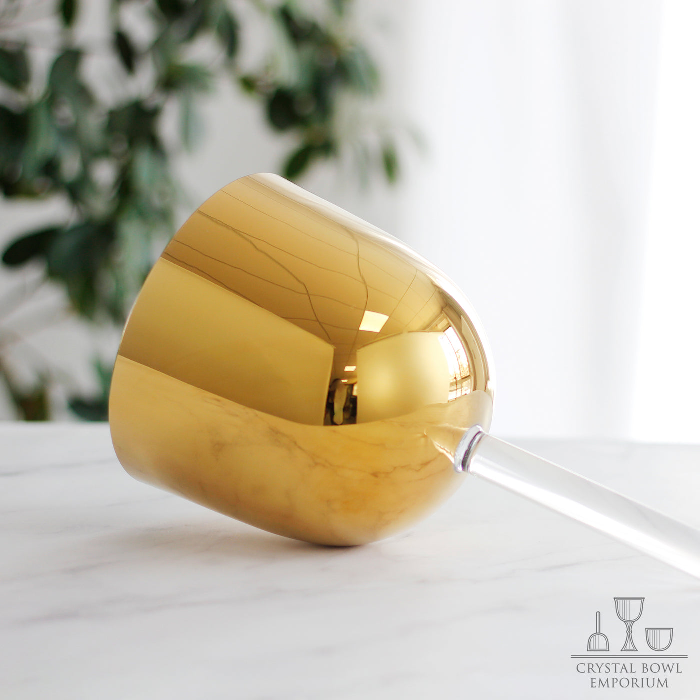 Large Gold Handle Bowl