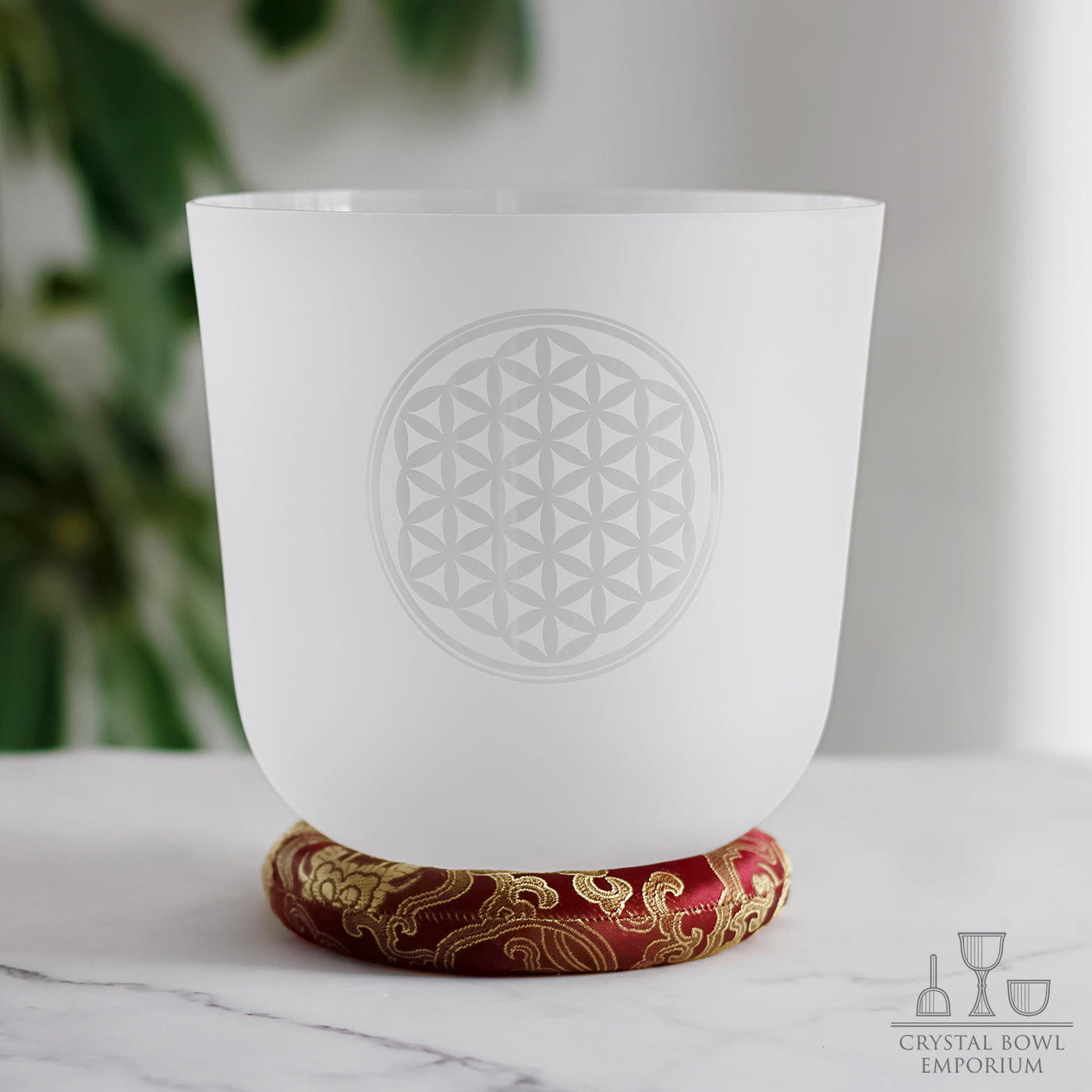 Frosted Flower of Life Bowl