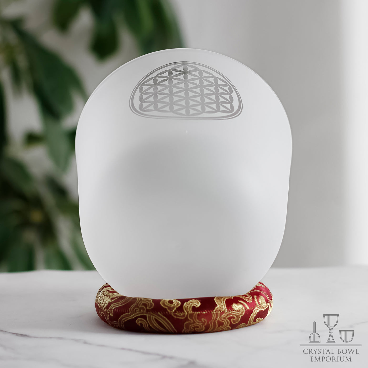 Frosted Flower of Life Bowl